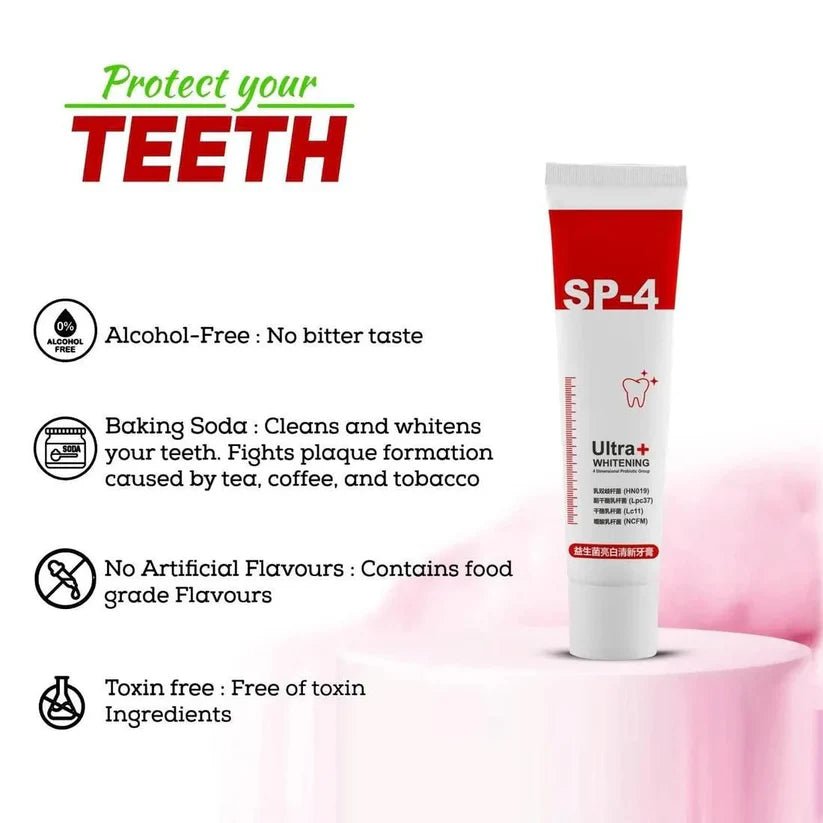 Probiotic Whitening Toothpaste (Pack of 2) - Zoodo
