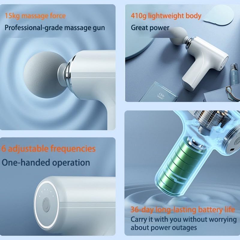 Mini Massage Gun – Deep Tissue Muscle Relief On the Go - Zoodo