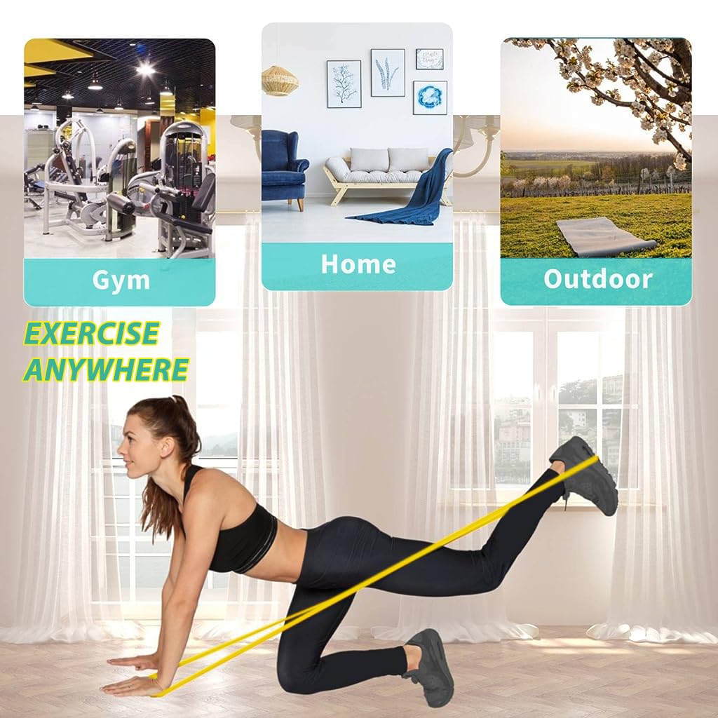 Resistance Bands Set – Full Body Workout at Home or Gym - Zoodo