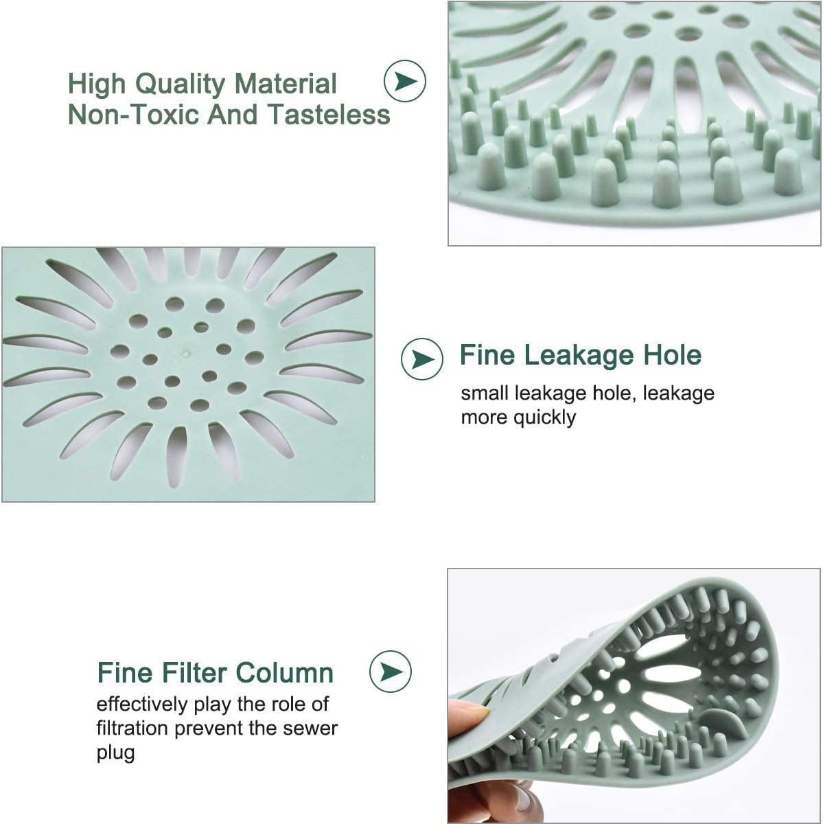 Silicone Drain Protector – Stops Hair, Food, & Blockages - Zoodo