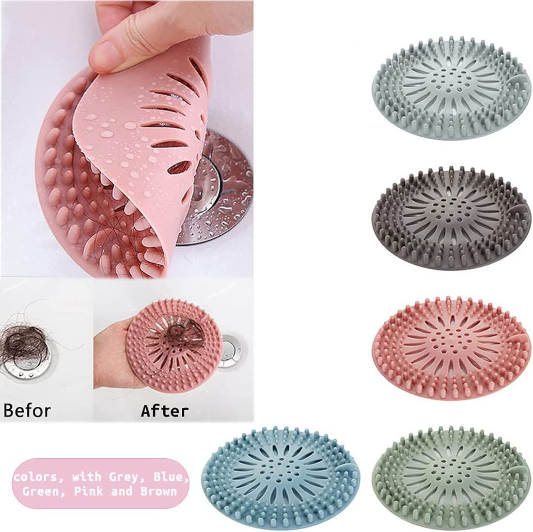 Silicone Drain Protector – Stops Hair, Food, & Blockages - Zoodo