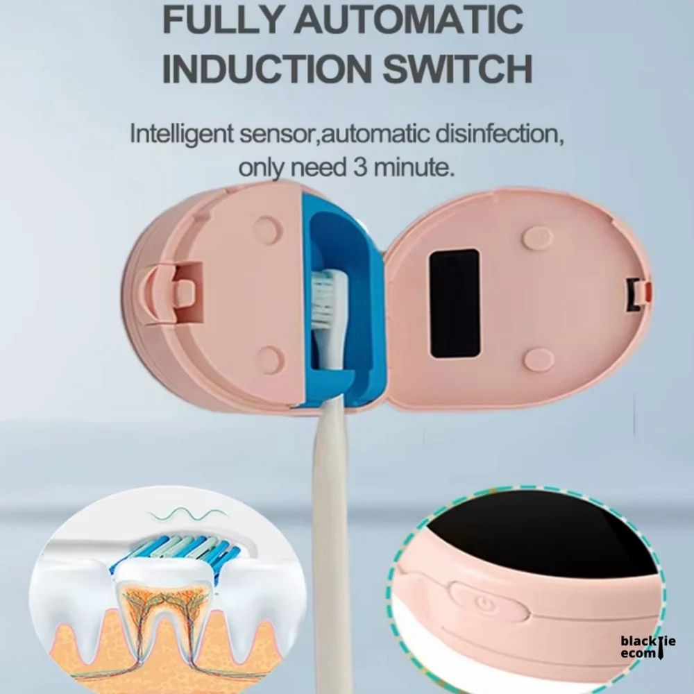 UV Toothbrush Sanitizer – Wall - Mountable & Rechargeable - Zoodo