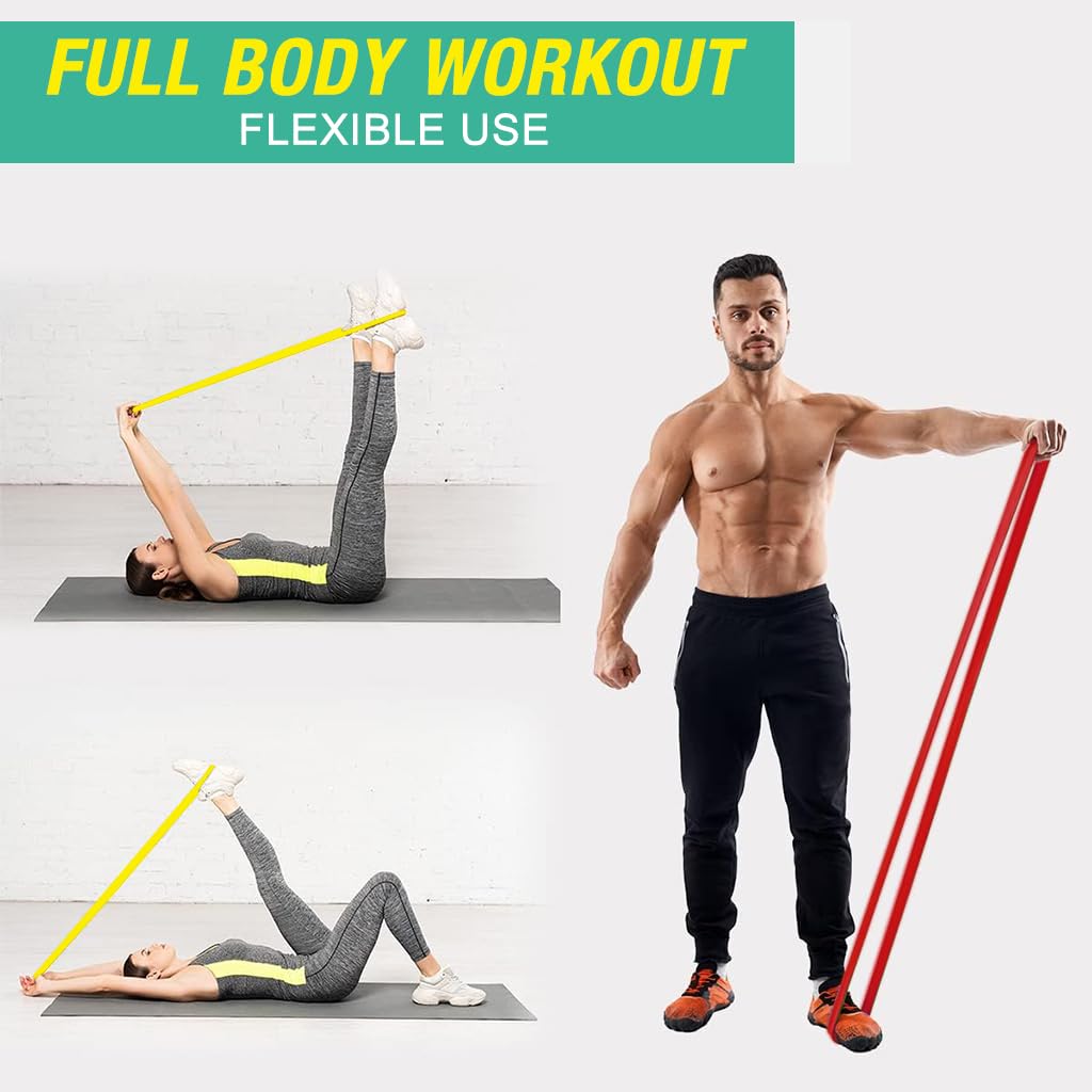 Resistance Bands Set – Full Body Workout at Home or Gym - Zoodo