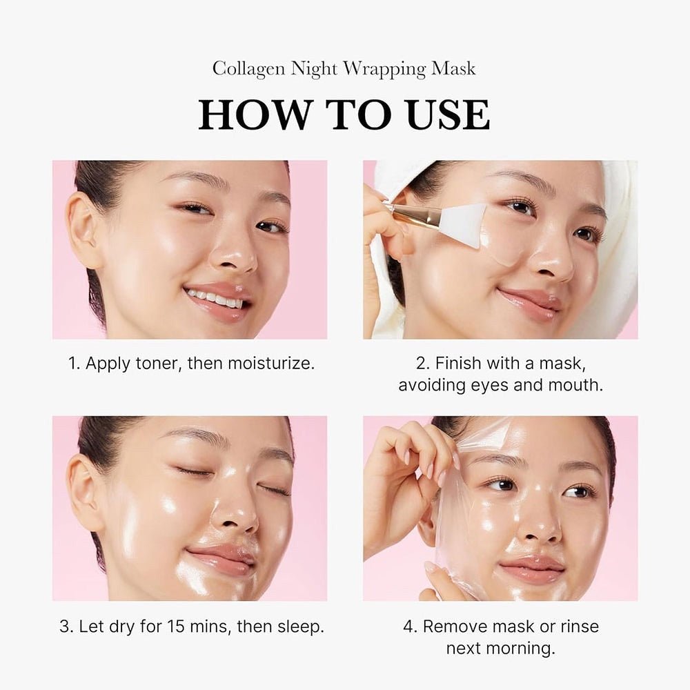 Collagen Night Wrapping Peel Off Mask (Buy 1 Get 1) - Zoodo