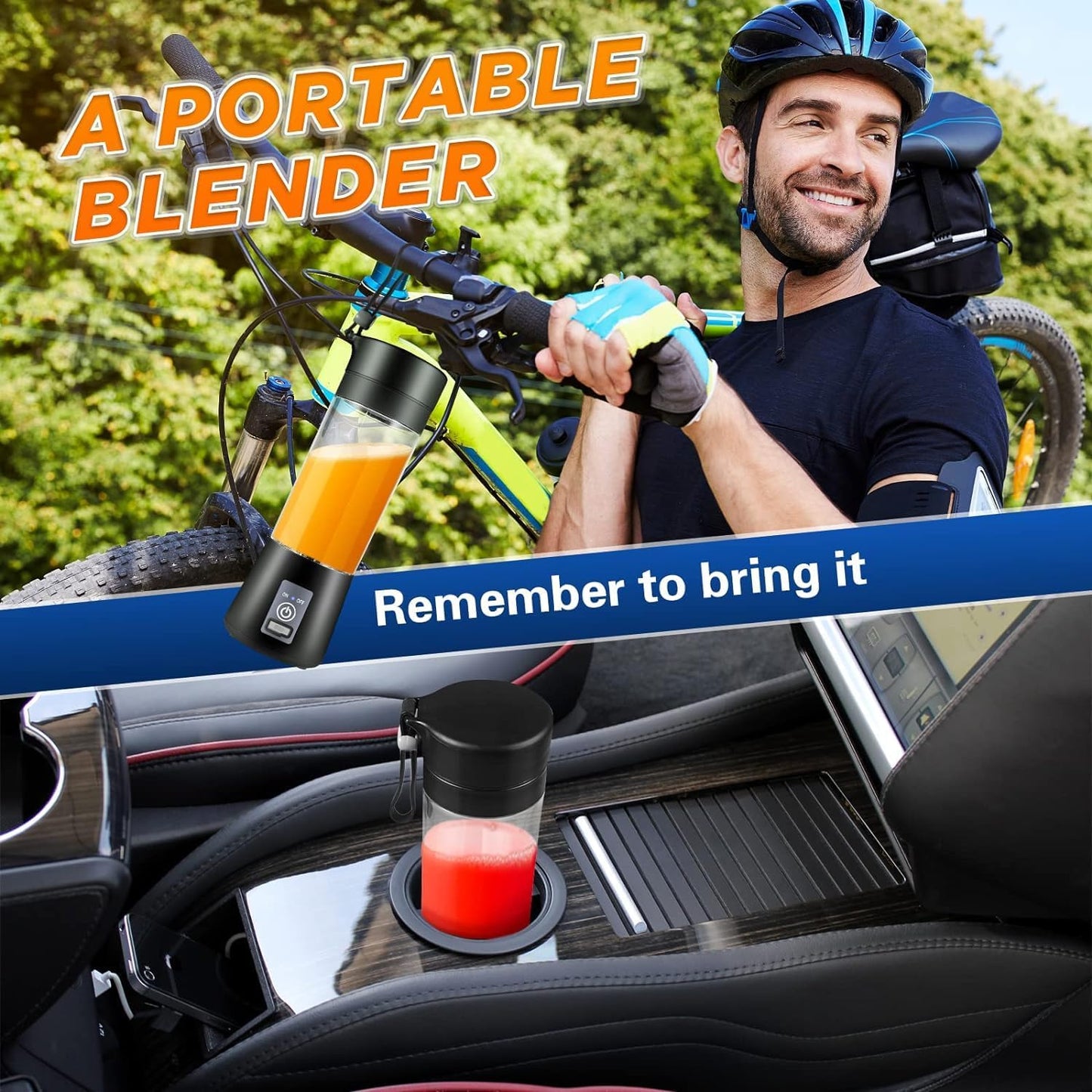 Portable USB Blender – Make Smoothies Anywhere, Anytime - Zoodo
