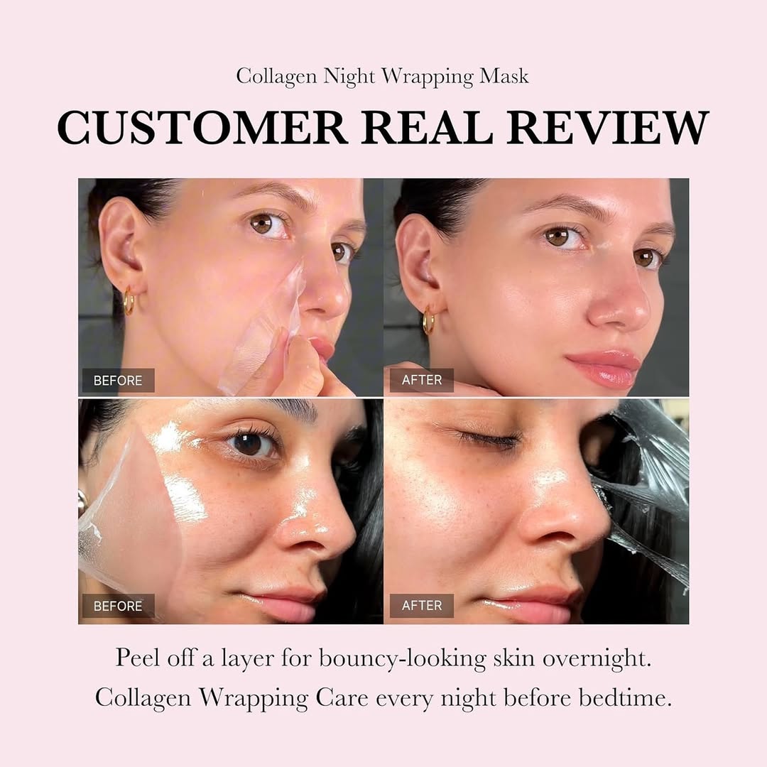 Collagen Night Wrapping Peel Off Mask (Buy 1 Get 1) - Zoodo