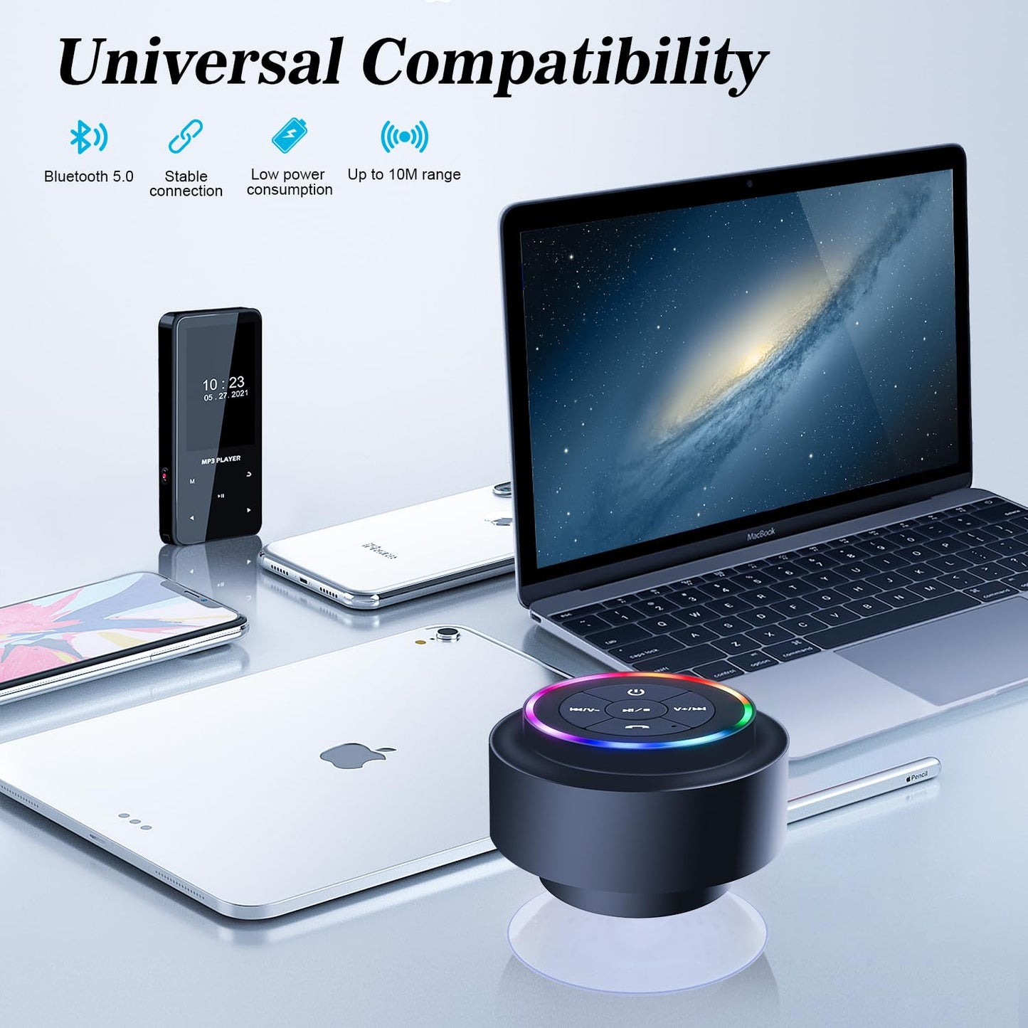 Bluetooth Waterproof Speaker – Deep Bass & 360° Sound - Zoodo