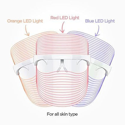 3 Color LED Light Therapy Mask - Zoodo