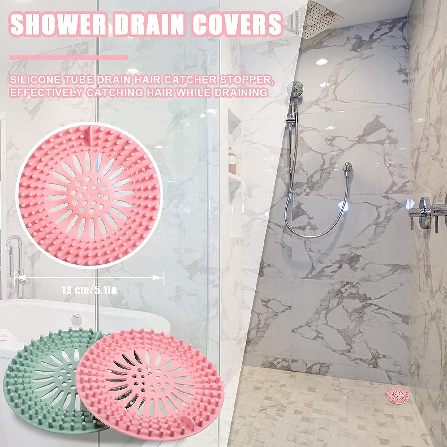 Silicone Drain Protector – Stops Hair, Food, & Blockages - Zoodo