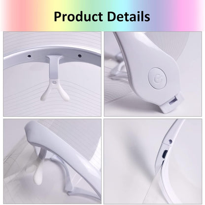 3 Color LED Light Therapy Mask - Zoodo