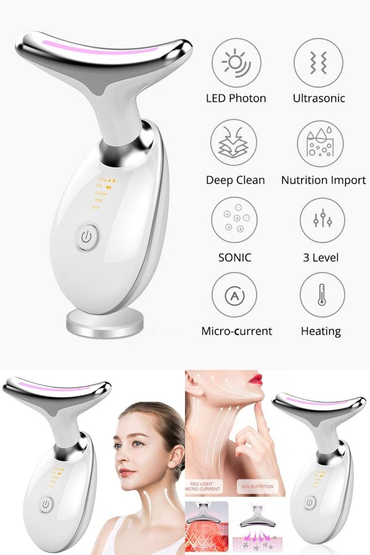 LED Face & Neck Massager – Glow at Home with Therapy Massager - Zoodo