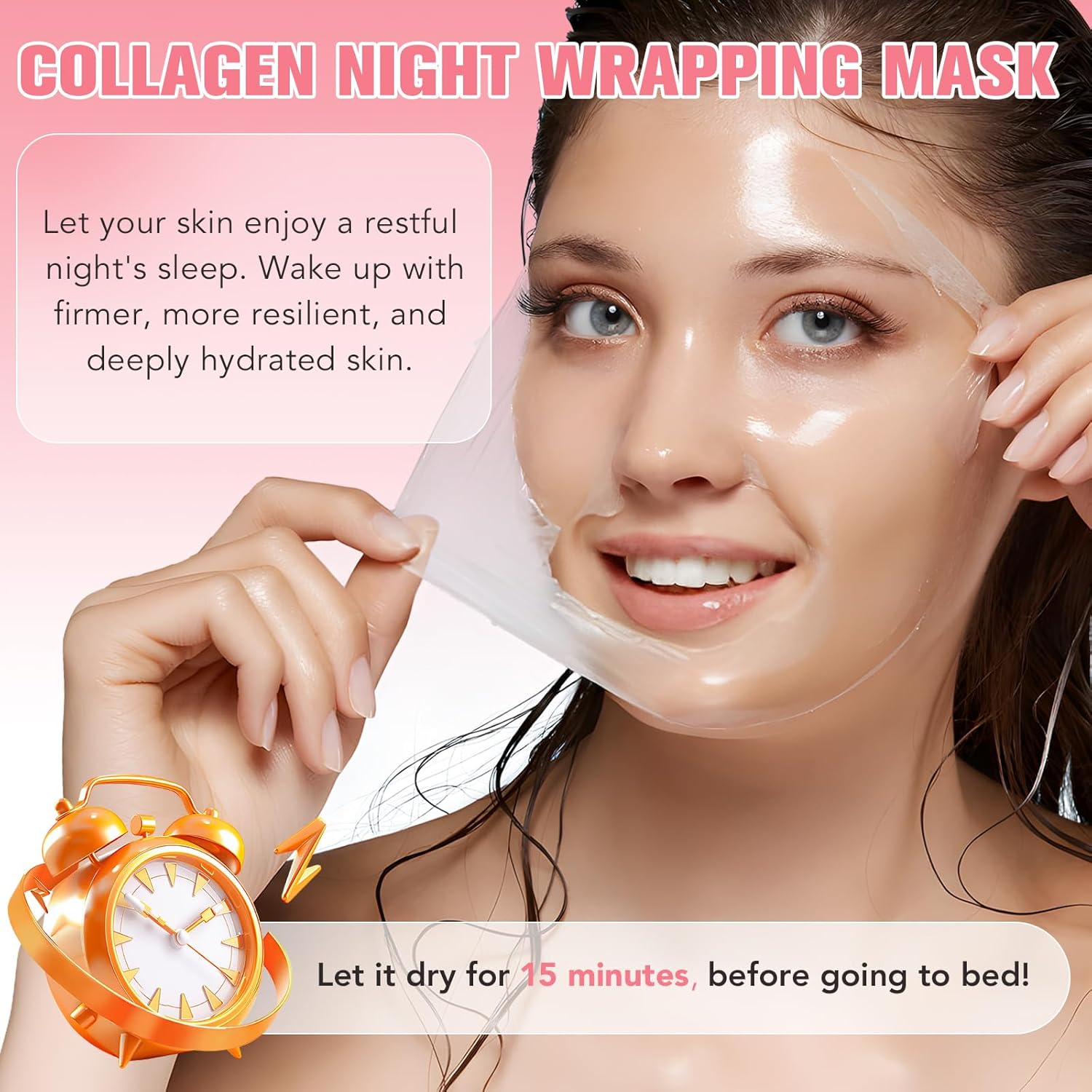 Collagen Night Wrapping Peel Off Mask (Buy 1 Get 1) - Zoodo