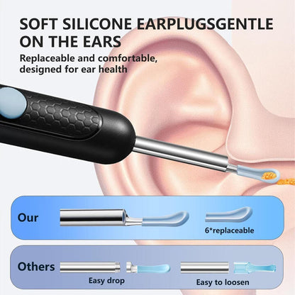 360° Smart Earwax Cleaner with Camera – WiFi Visual Otoscope Tool - Zoodo