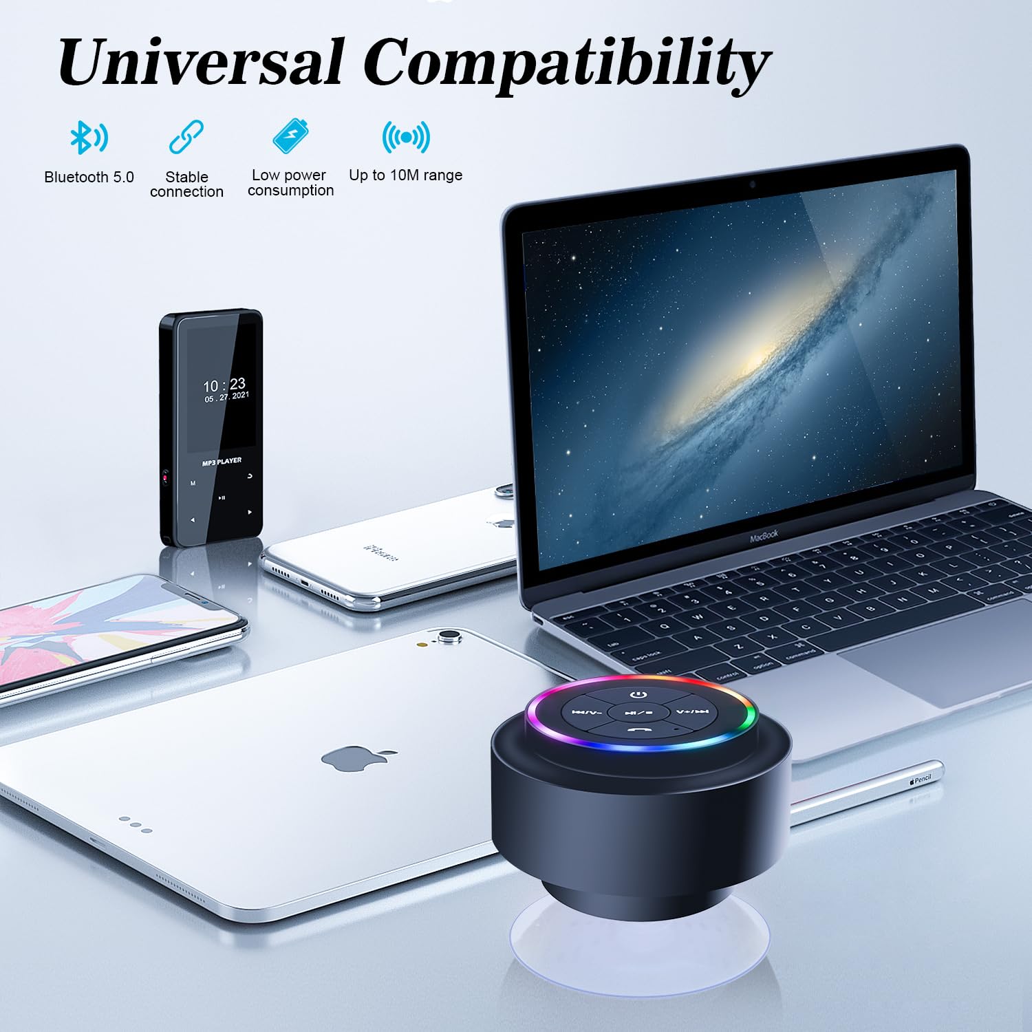 Bluetooth Waterproof Speaker – Deep Bass & 360° Sound - Zoodo